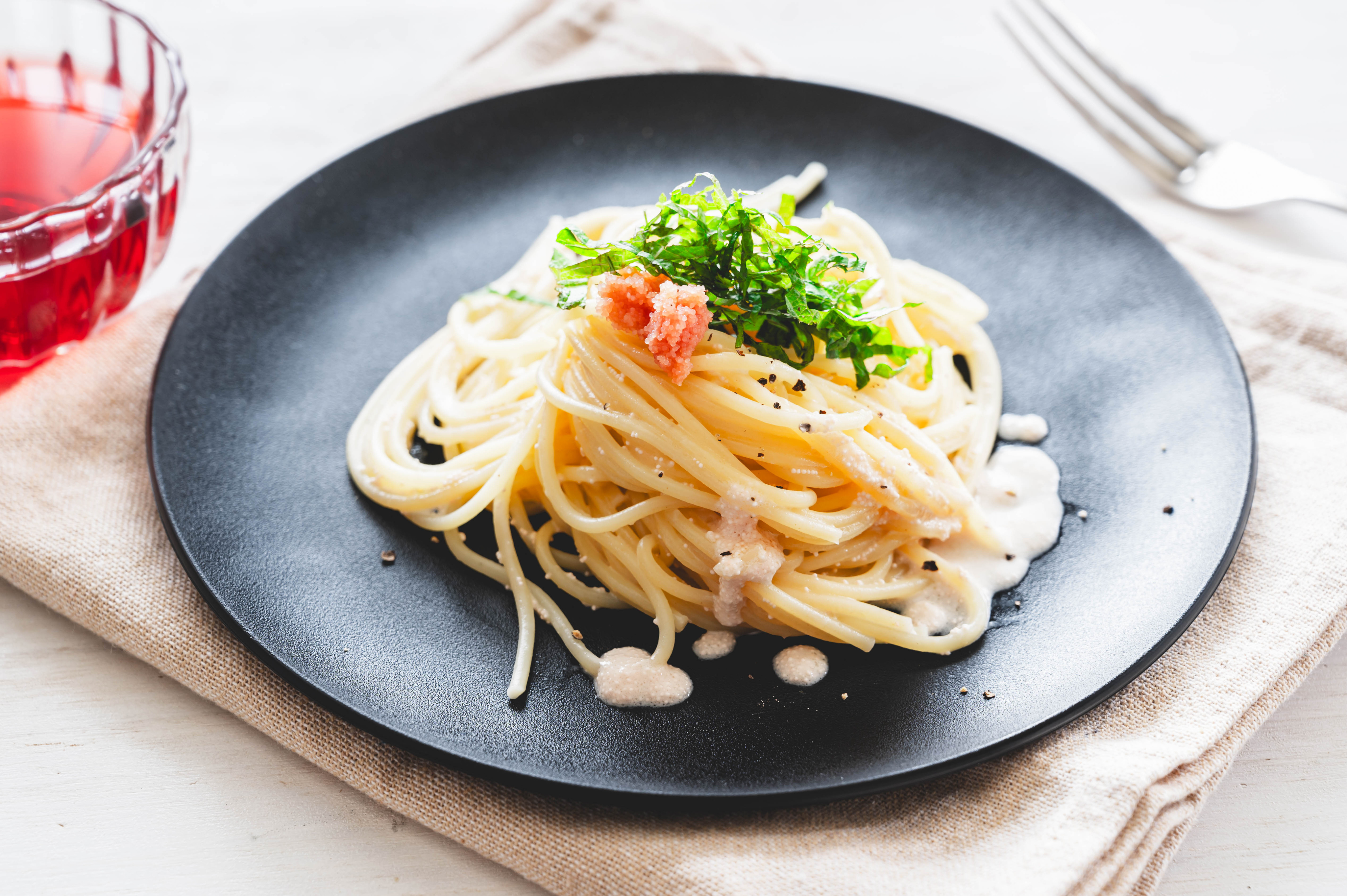 たらこクリームパスタ
